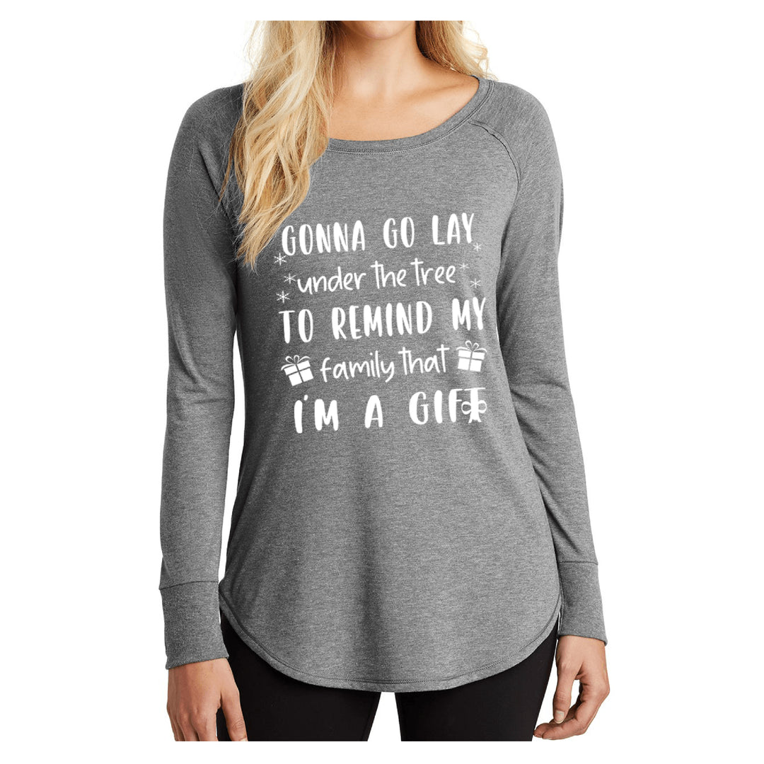 "GONNA GO LAY UNDER THE TREE"- Stylish Long-Sleeve Tee