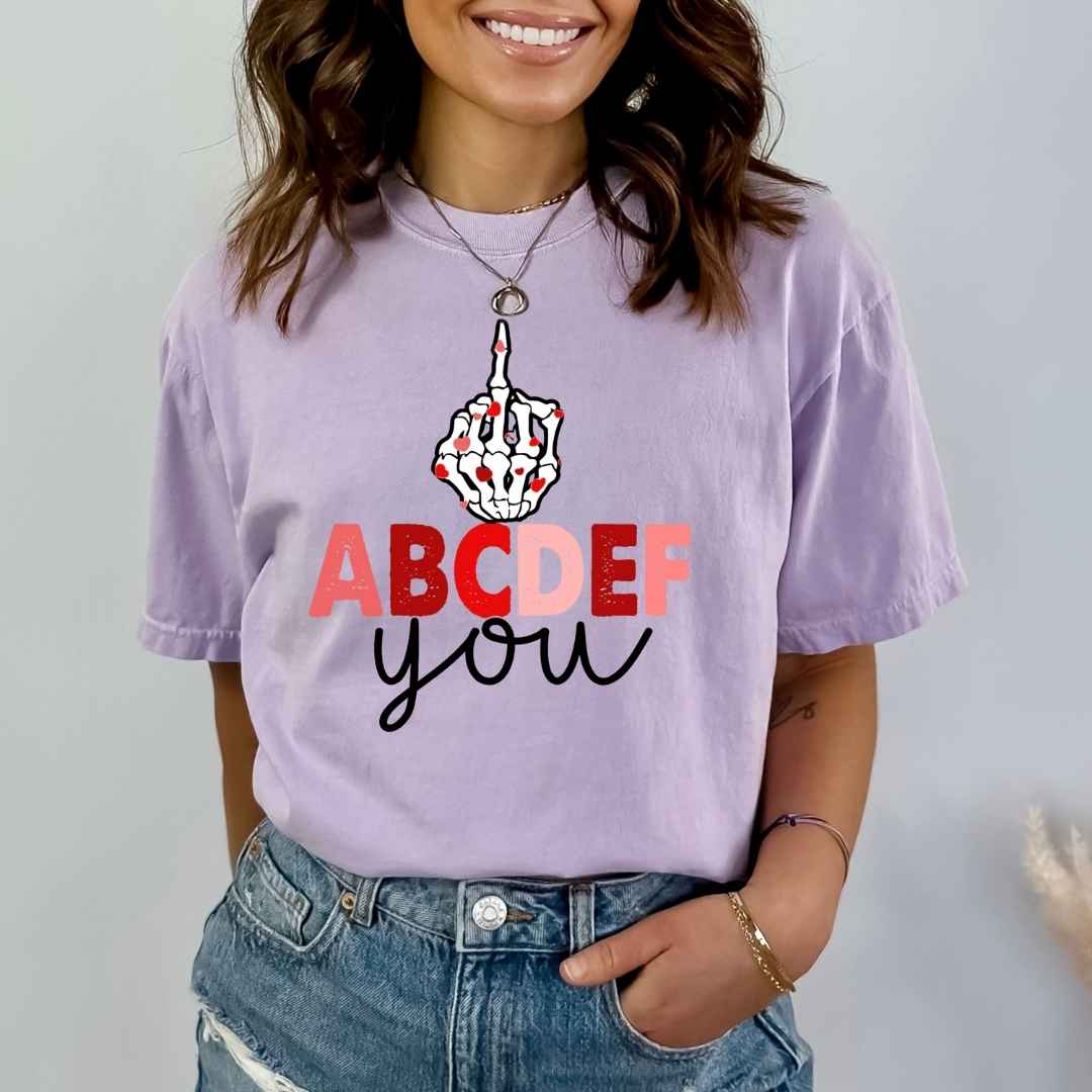 ABCDEF You - Bella canvas
