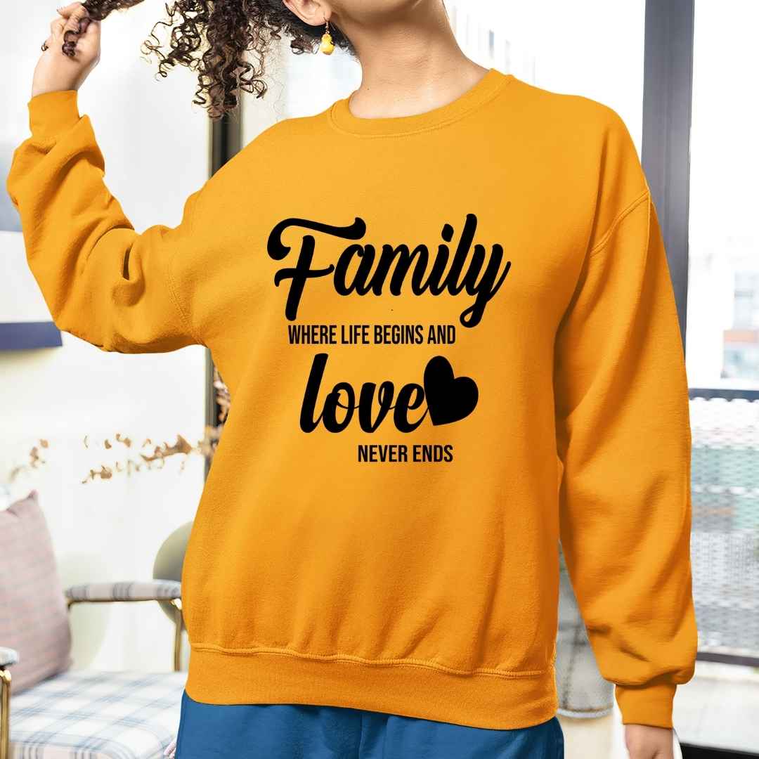 Family Where Life Begins - Sweatshirt