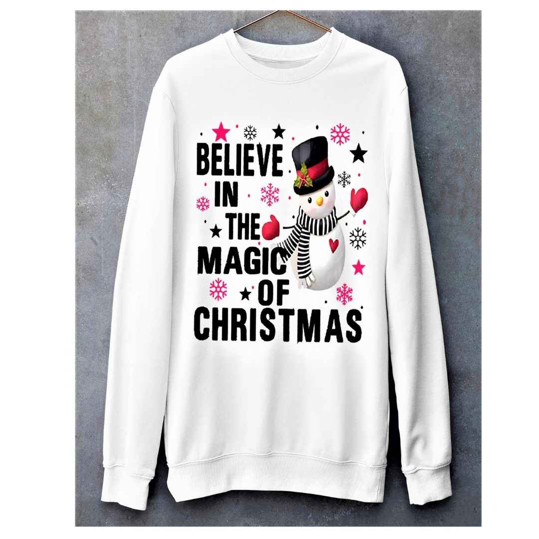 ''Believe In The Magic Of Christmas''- Hoodie & Sweatshirt.