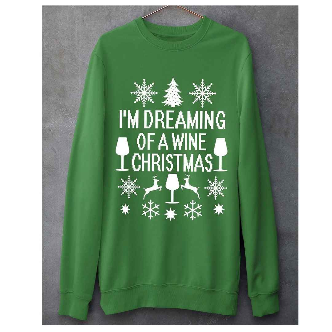 ''I'm Dreaming Of Wine Christmas "