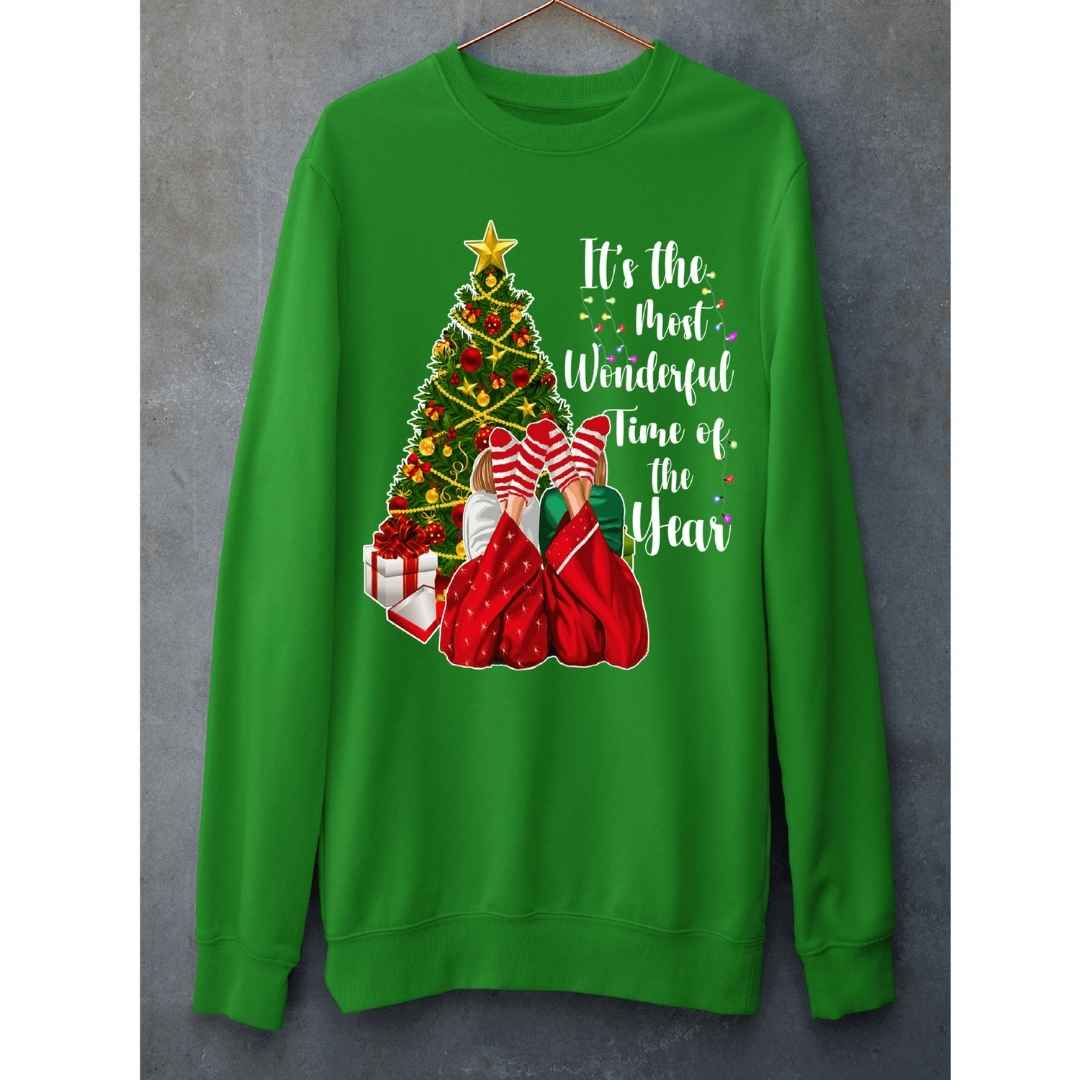 "WONDERFUL TIME OF THE YEAR"- Hoodie & Sweatshirt.