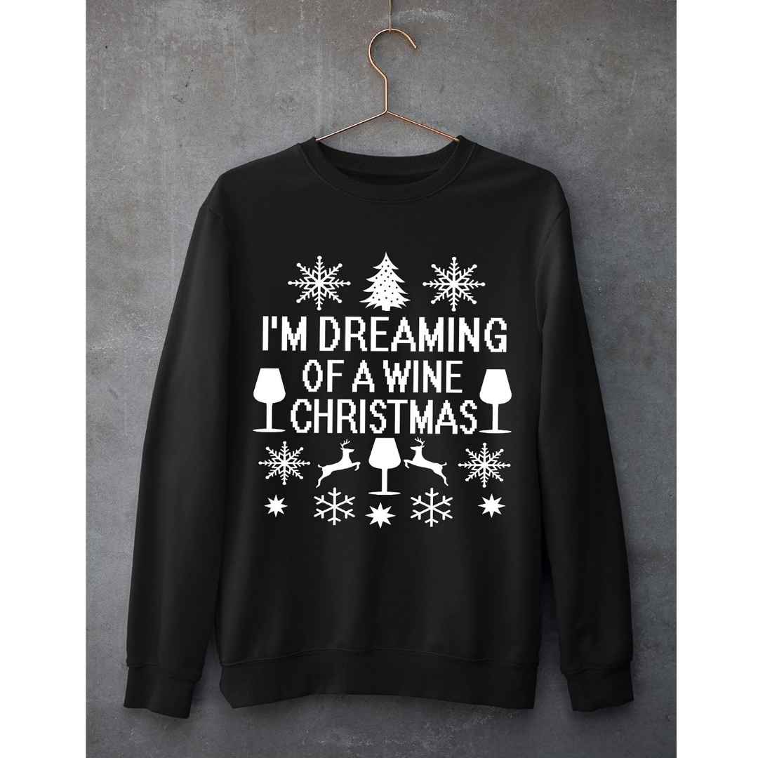 ''I'm Dreaming Of Wine Christmas "