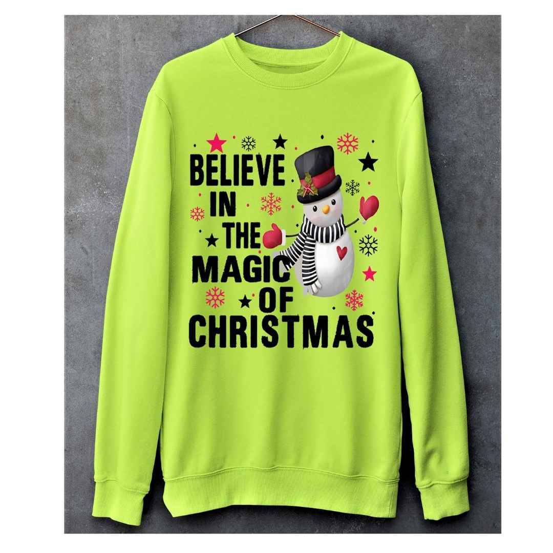 ''Believe In The Magic Of Christmas''- Hoodie & Sweatshirt.
