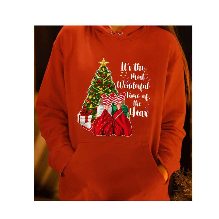 "WONDERFUL TIME OF THE YEAR"- Hoodie & Sweatshirt.