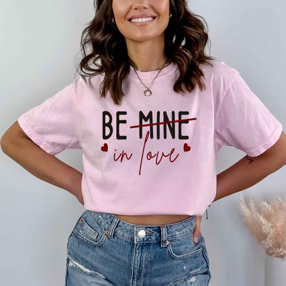 Be Mine In Love - Bella canvas