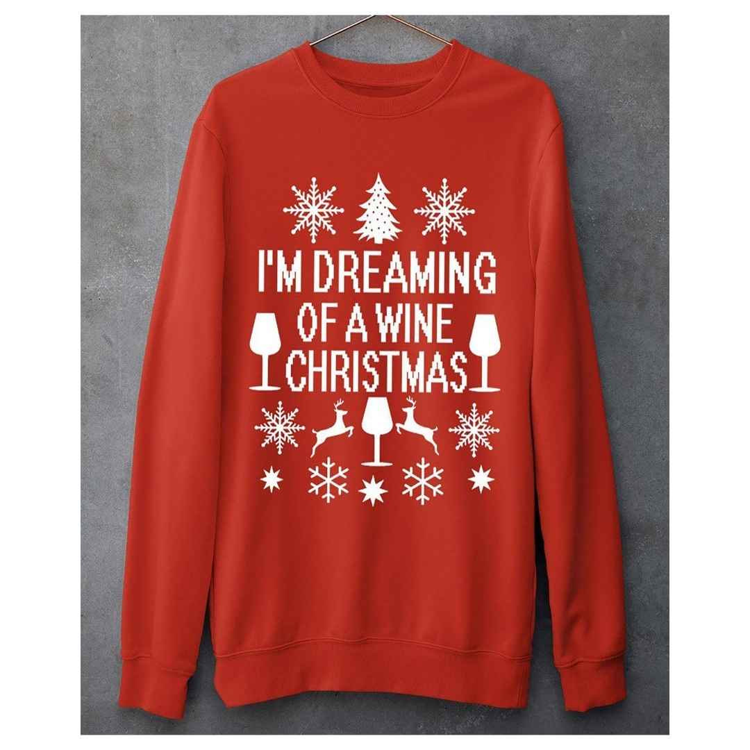 ''I'm Dreaming Of Wine Christmas "
