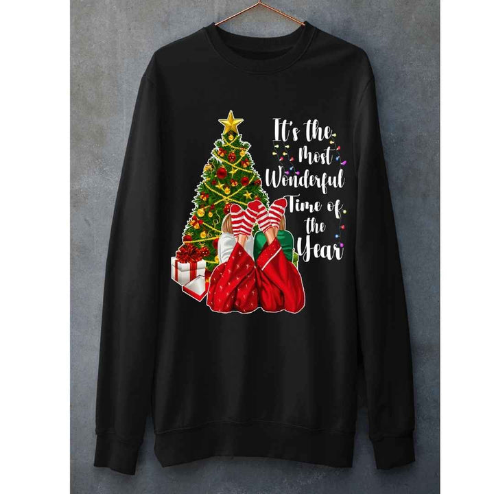 "WONDERFUL TIME OF THE YEAR"- Hoodie & Sweatshirt.