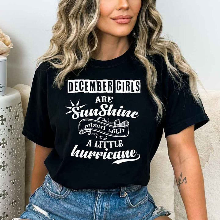 DECEMBER GIRLS ARE SUNSHINE MIXED WITH LITTLE HURRICANE, BIRTHDAY BASH