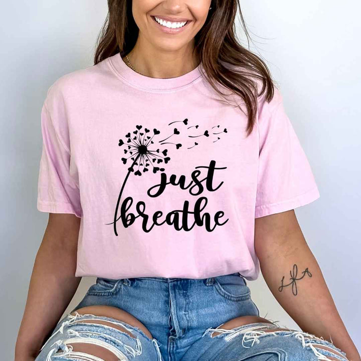 ''Just Breath'' Bella Canvas