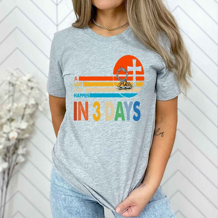 " A Lot Can Happen 3 Days"
