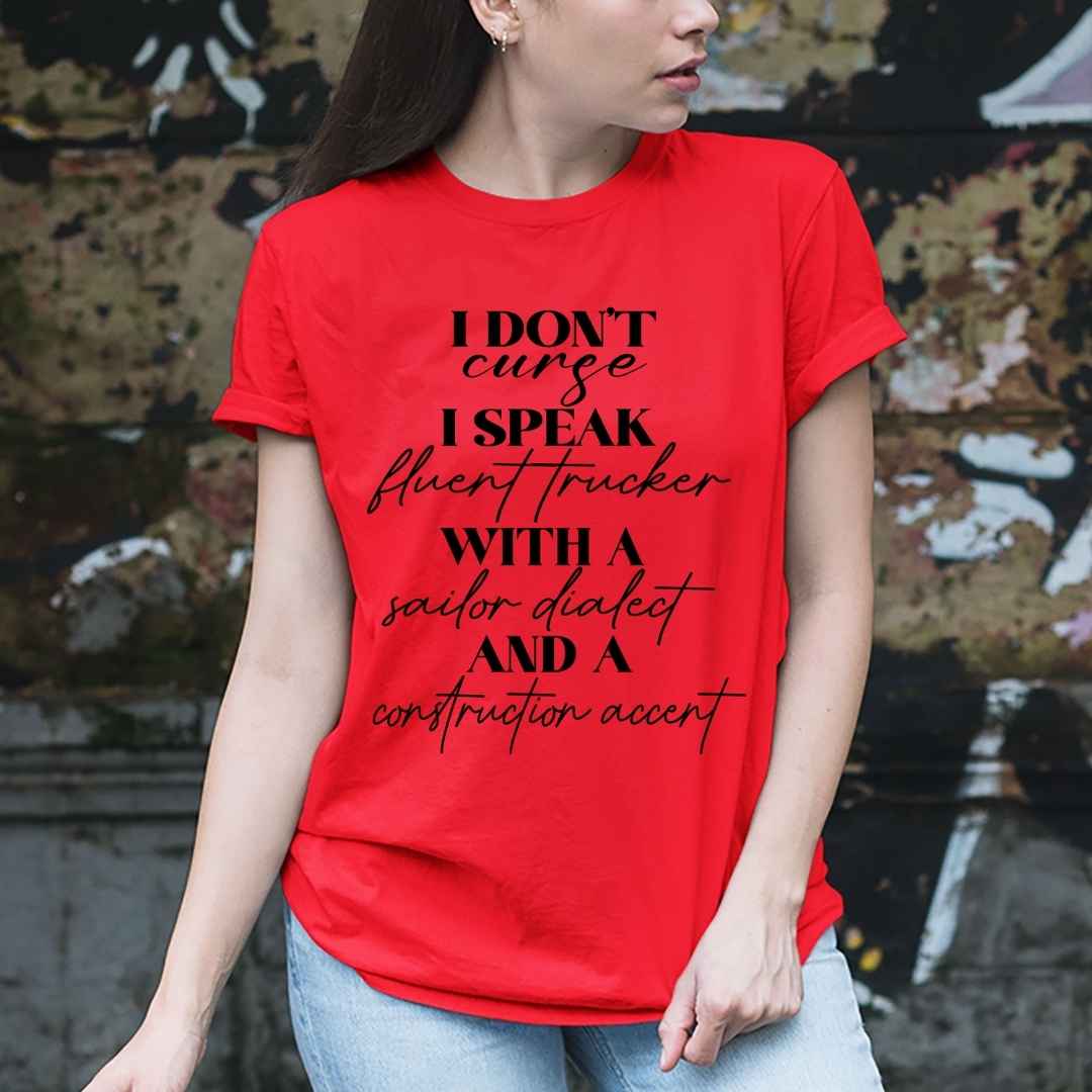 " I Don't Curse I speak "