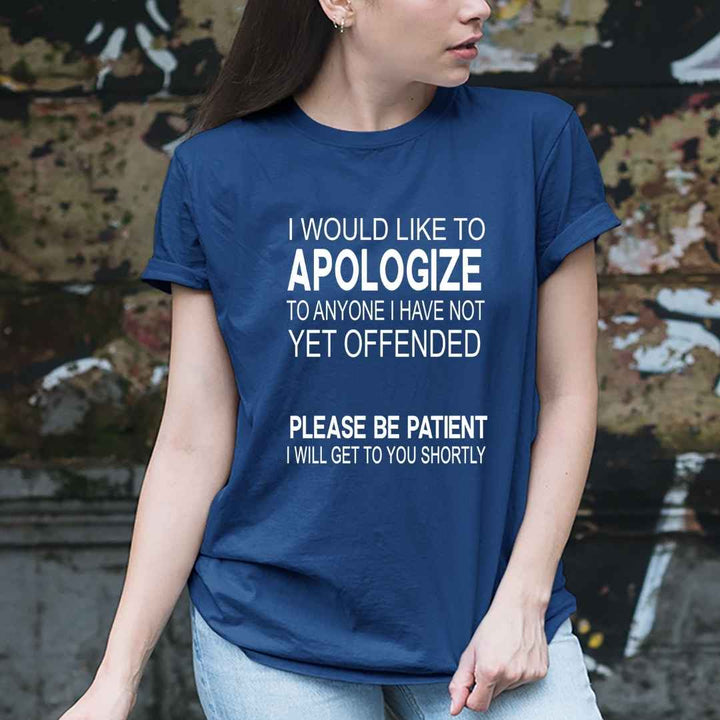 "Apologize To Anyone I Hate "
