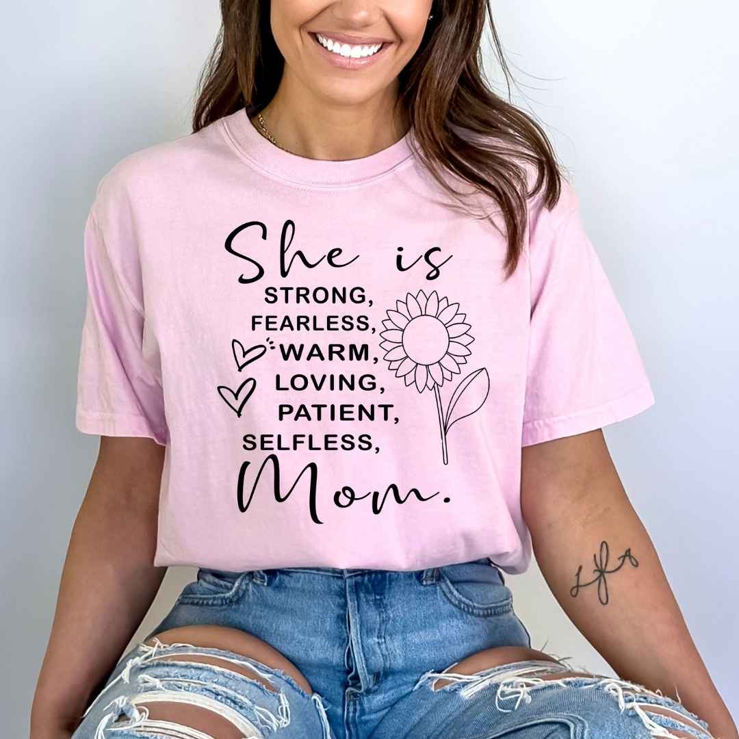 ''She Is Strong'' Bella Canvas