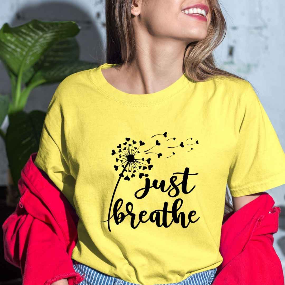 ''Just Breath'' Bella Canvas