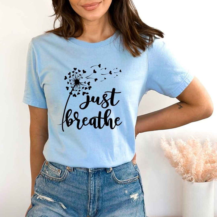 ''Just Breath'' Bella Canvas