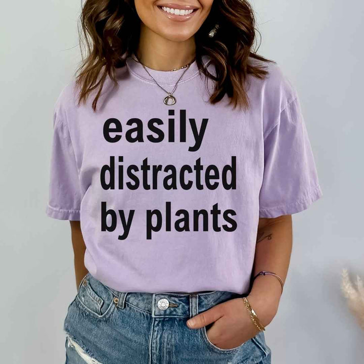 Easily Distracted By Plants - Bella Canvas