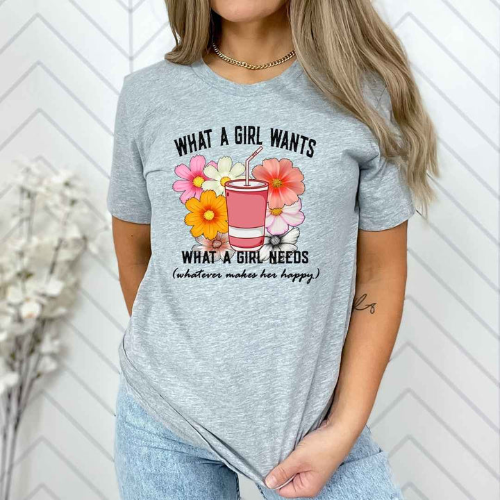 ''What a girl wants, what a girl needs, whatever makes her happy''
