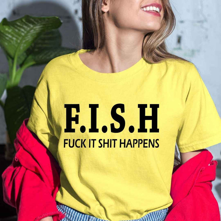 Fuck It Shit Happen - Bella Canvas