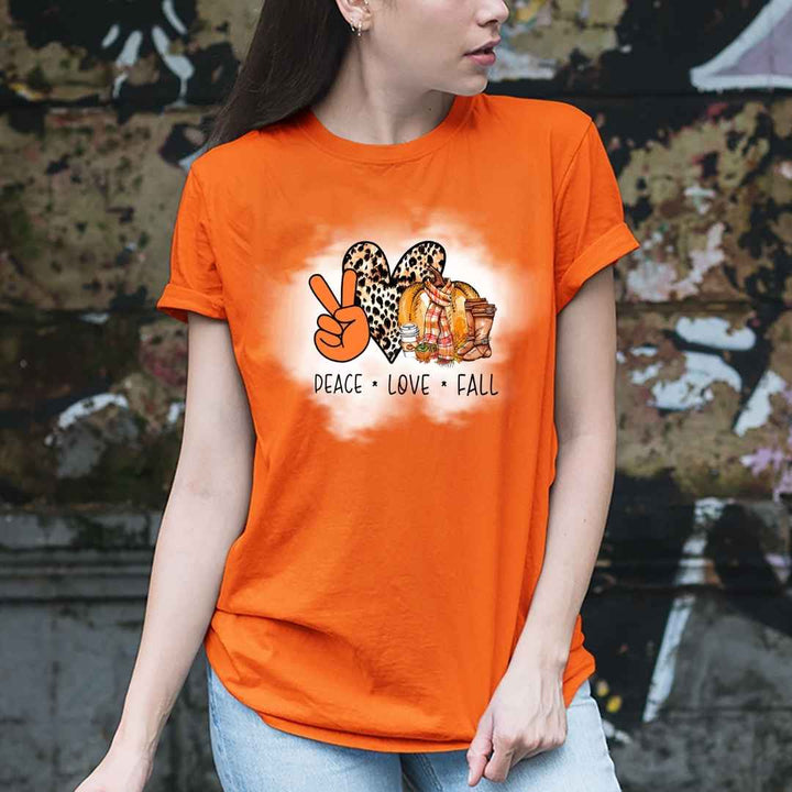 "PEACE LOVE FALL"