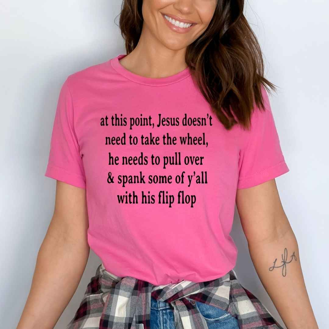 " at this point, Jesus doesn't need  "