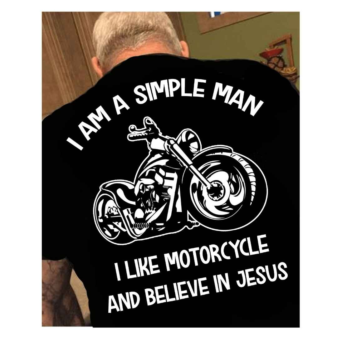 I AM A SIMPLE MAN.-Men Tee