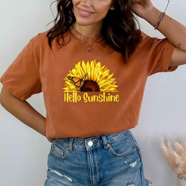 "Hello Sunshine" Bella Canvas