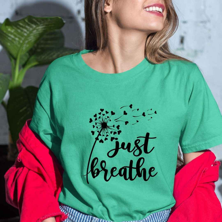 ''Just Breath'' Bella Canvas