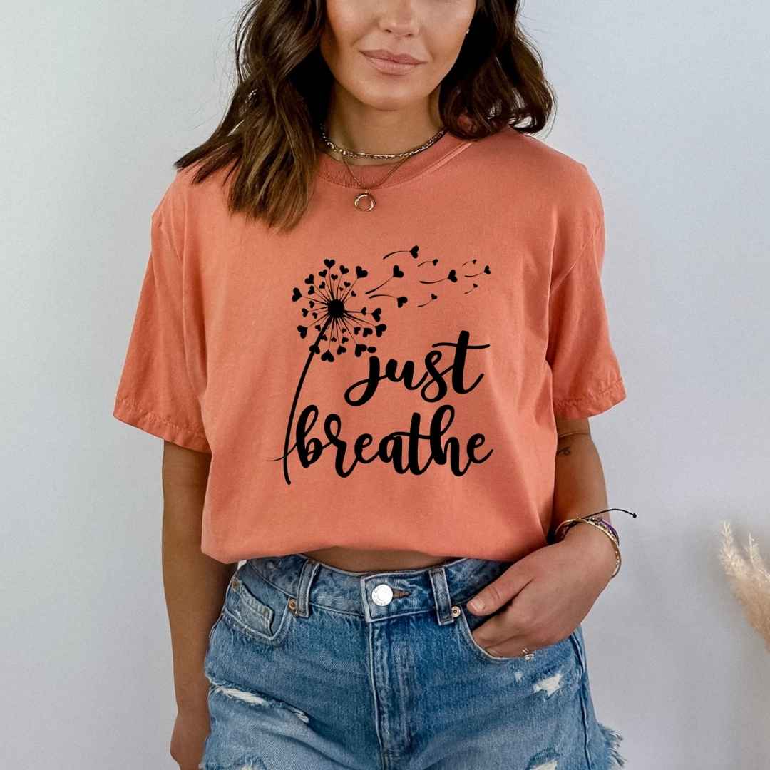 ''Just Breath'' Bella Canvas