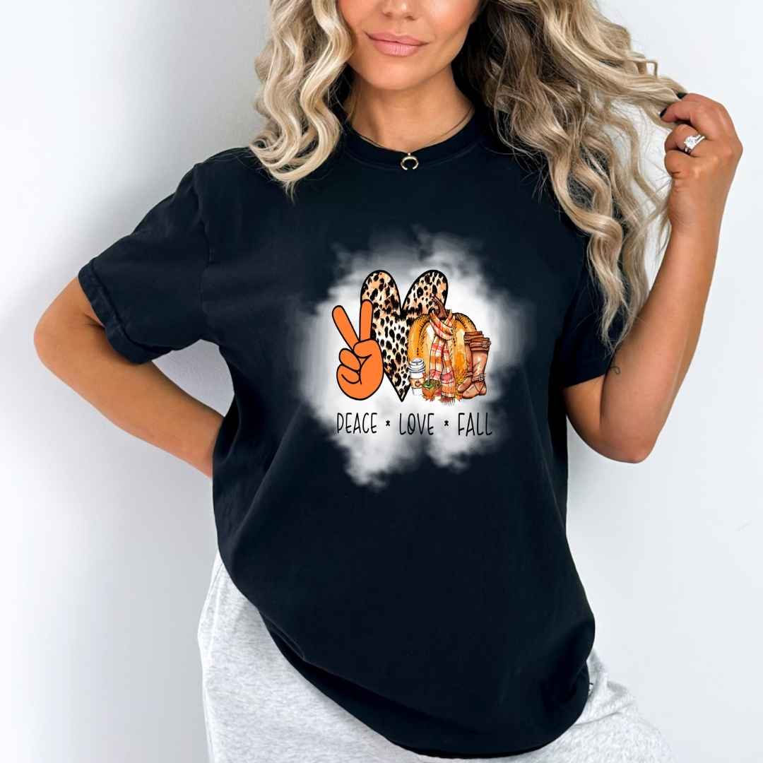 "PEACE LOVE FALL"