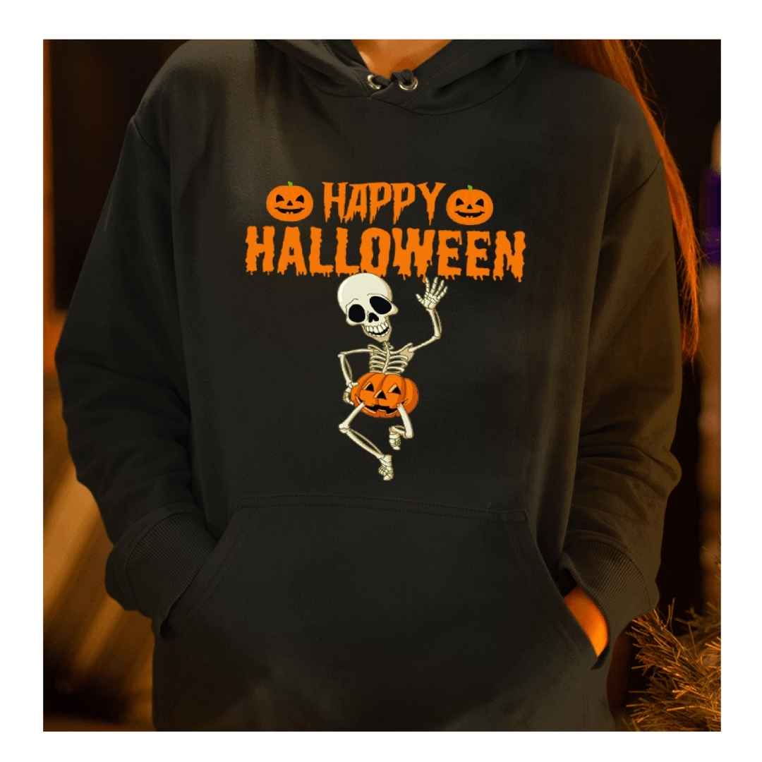 "Happy Halloween Dancing Skeleton "