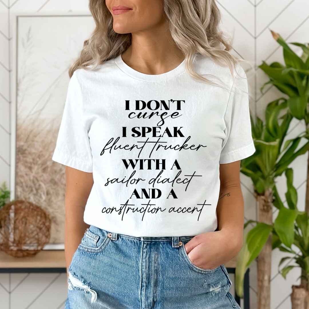 " I Don't Curse I speak "