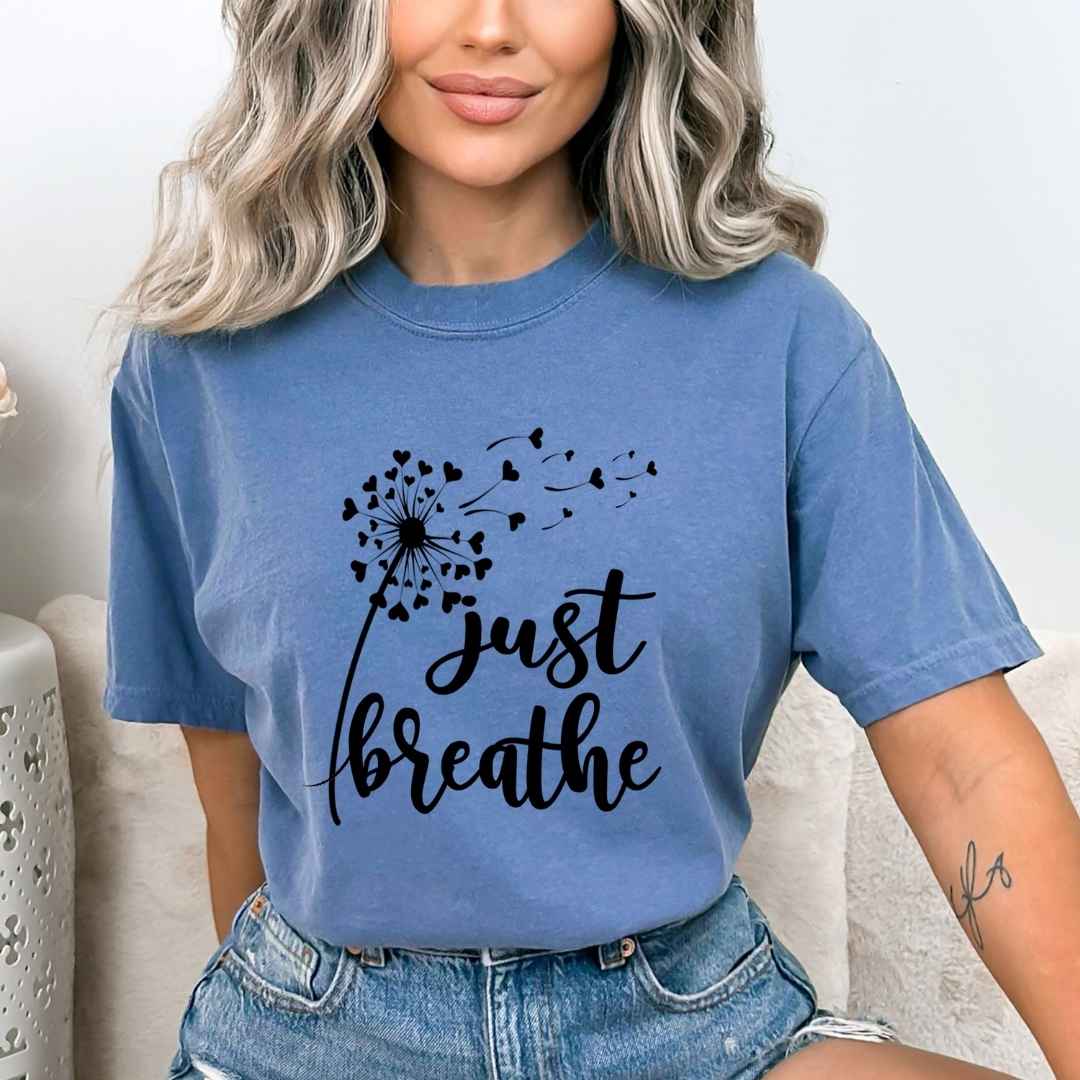 ''Just Breath'' Bella Canvas