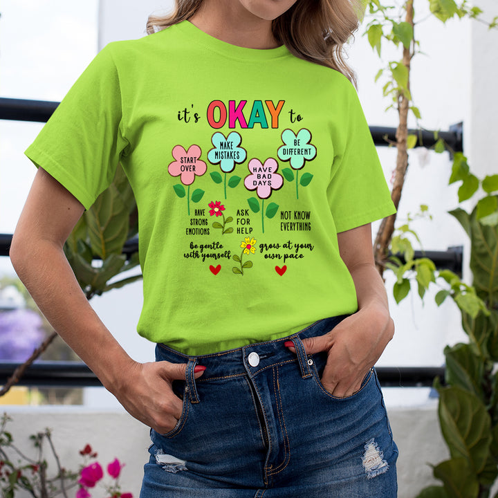 It's Okay To Make Mistakes - Unisex T-Shirt