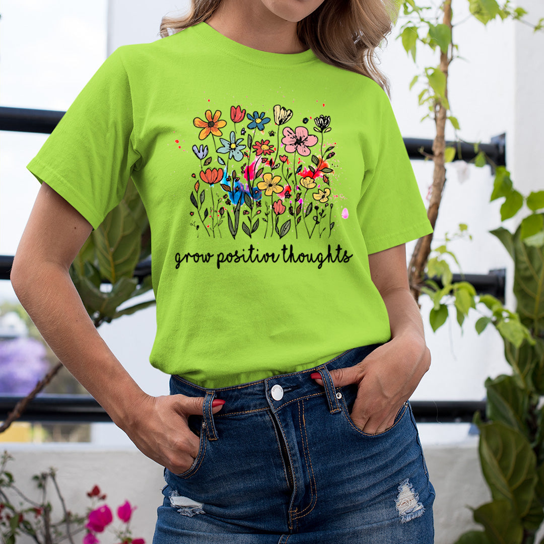 Grow Positive Thoughts - Unisex T-Shirt