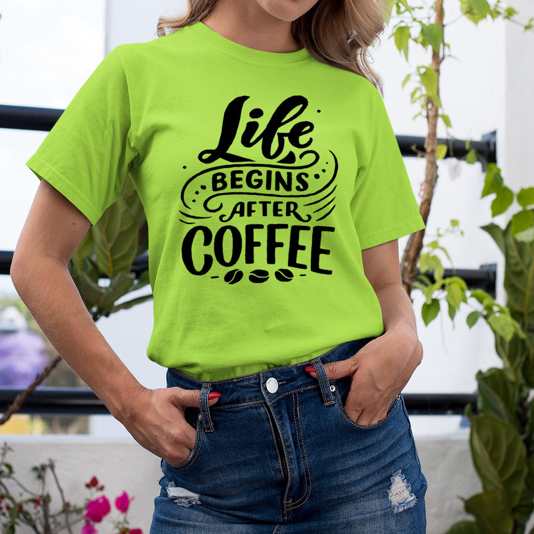 Life Begins After Coffee - Unisex T-Shirt