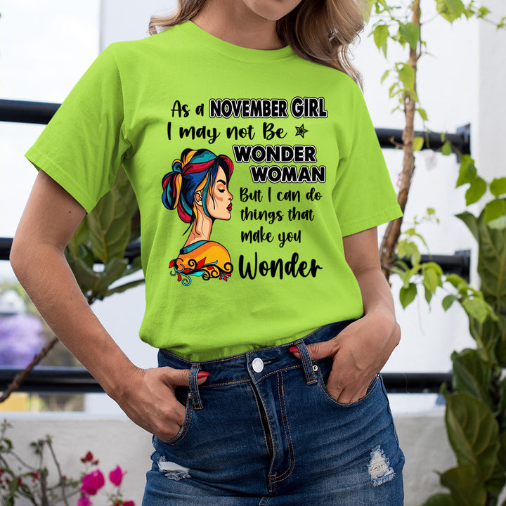 November Girl - Wonder Woman - Unisex T-Shirt