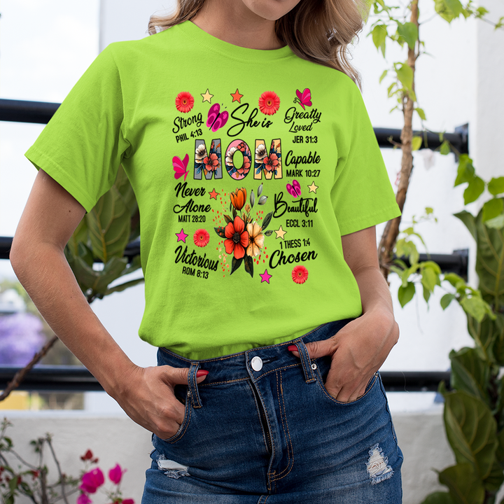 She is Mom Greatly Loved Capable Beautiful - Unisex T-Shirt
