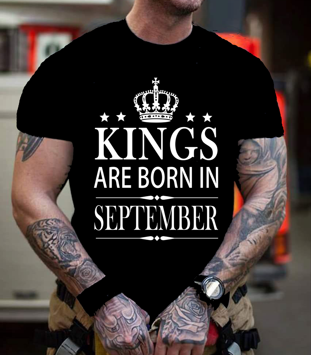 King Are Born In September - Men's Tee