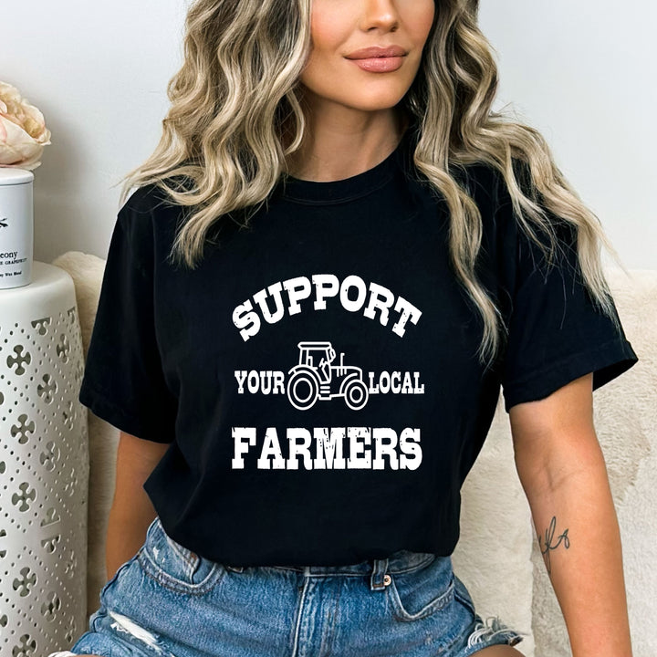 " Support Your Farmers " - Bella Canvas T-Shirt