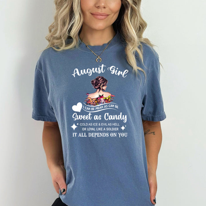 August Girl Sweet As Candy - Bella Canvas