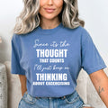 Thinking about Exercising - Bella canvas