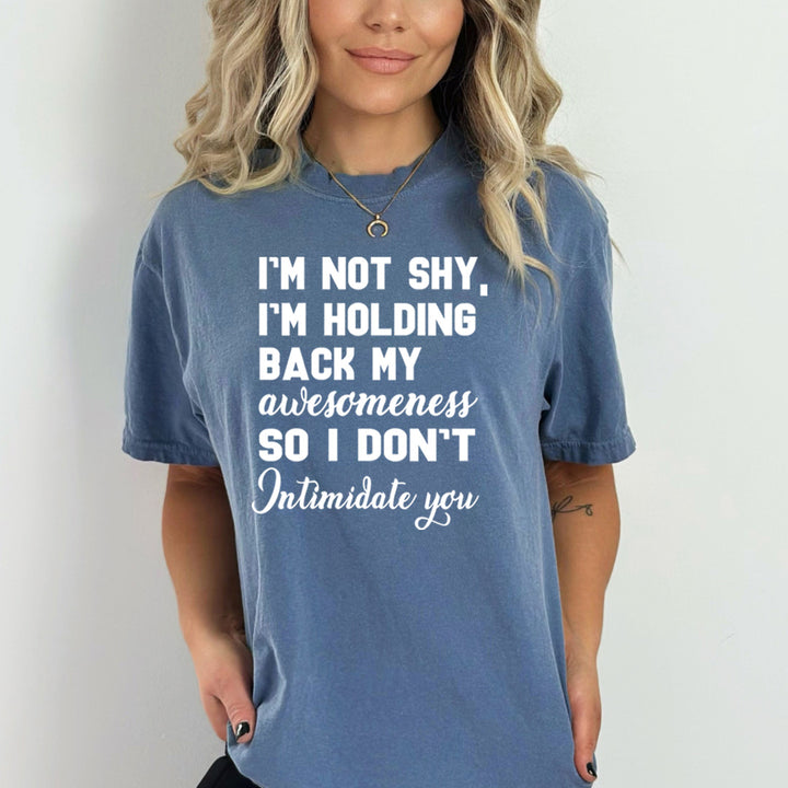 I'm Holding Back My Awesomeness - Bella Canvas