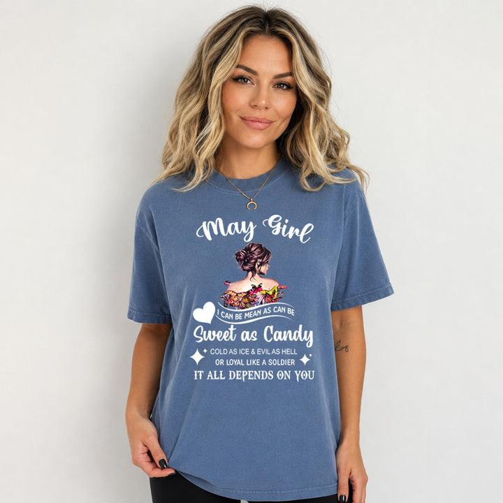 May Girl Sweet As Candy - Bella Canvas