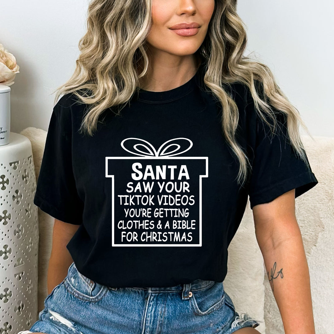 '' Santa Saw Your Tiktok videos ''