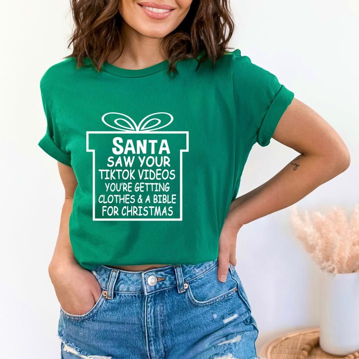 '' Santa Saw Your Tiktok videos ''