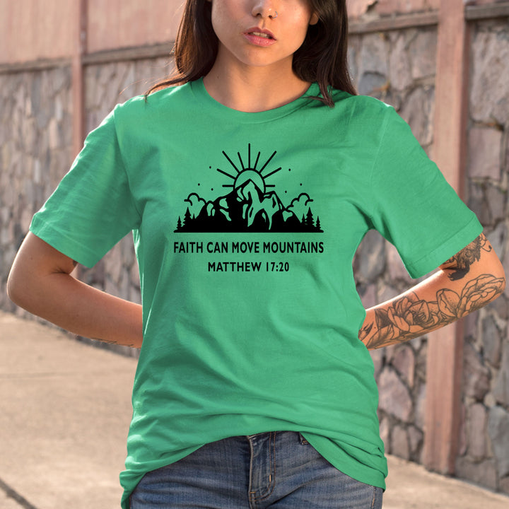 Faith can move mountain- Bella Canvas