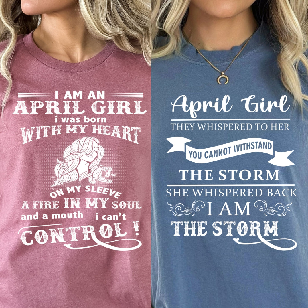 April Combo (Fire In My Soul And I Am Storm ) Combo Pack