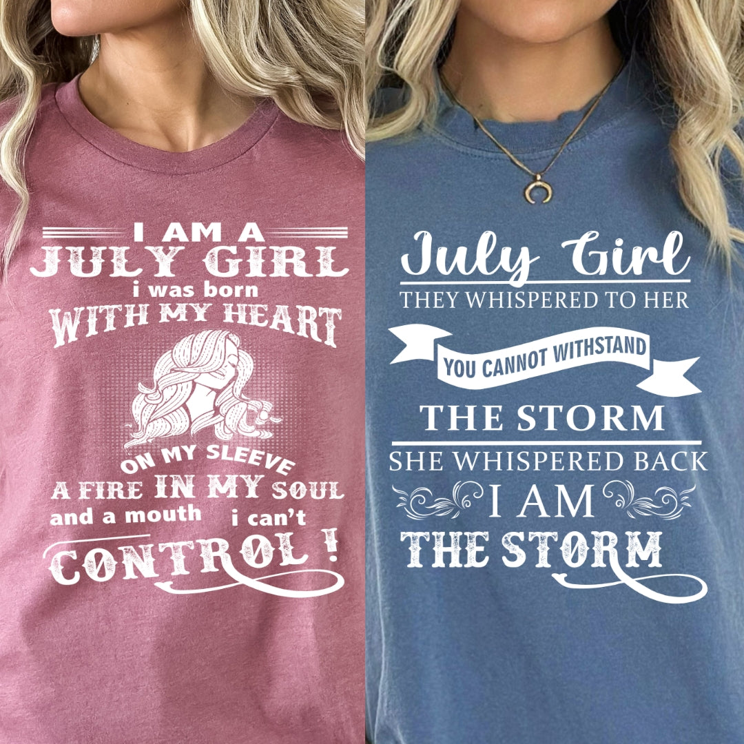 July Combo (Fire In My Soul And I Am Storm ) Combo Pack