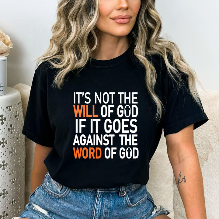 " It's not the will of god "